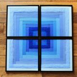 Woven fabric Polar Sky – "Mosaics" Collection