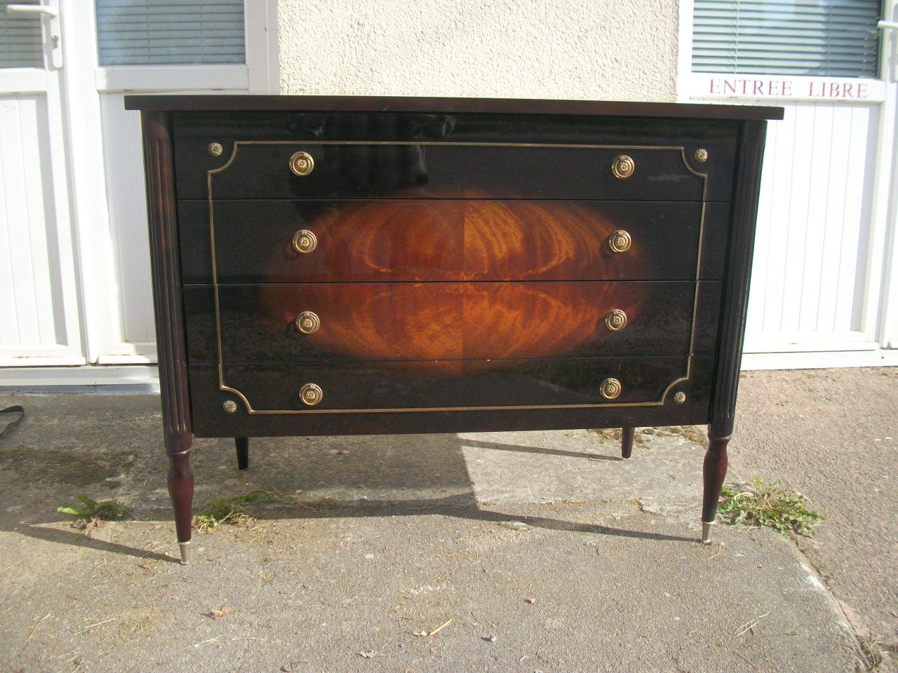 Louis XVI style chest of drawers