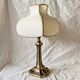 Vintage table lamp in gilded copper