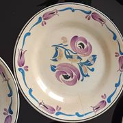 lot de 5 assiettes 1930 signées Marcel Goupy