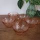 Set of 5 Rosaline Arcoroc coffee cups