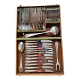 Grande ménagère 12 personnes vintage 51 pièces ARG 008