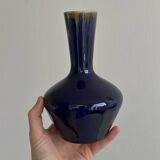 Paire de vases anciens bleus