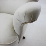 1900s antique curved armchair