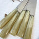 6 bakelite knives vintage oven "bagouin l'enclume"