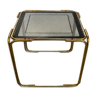 Gold metal sofa tip, 1970