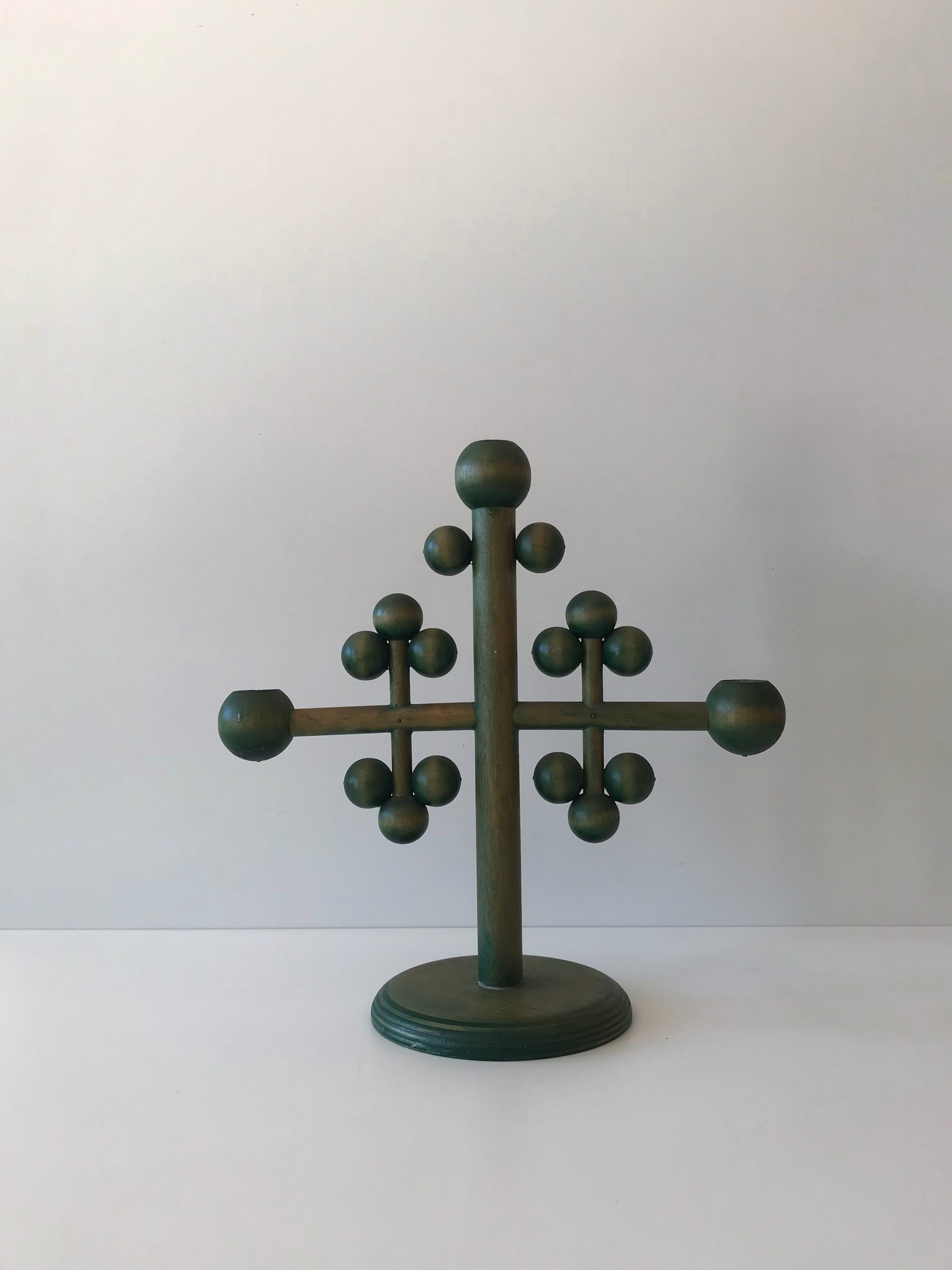 Finnish wooden candlestick