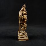 Statuette of the Virgin and Child Our Lady of Victories in 19th century spelter