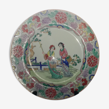 Hand decorated plate China