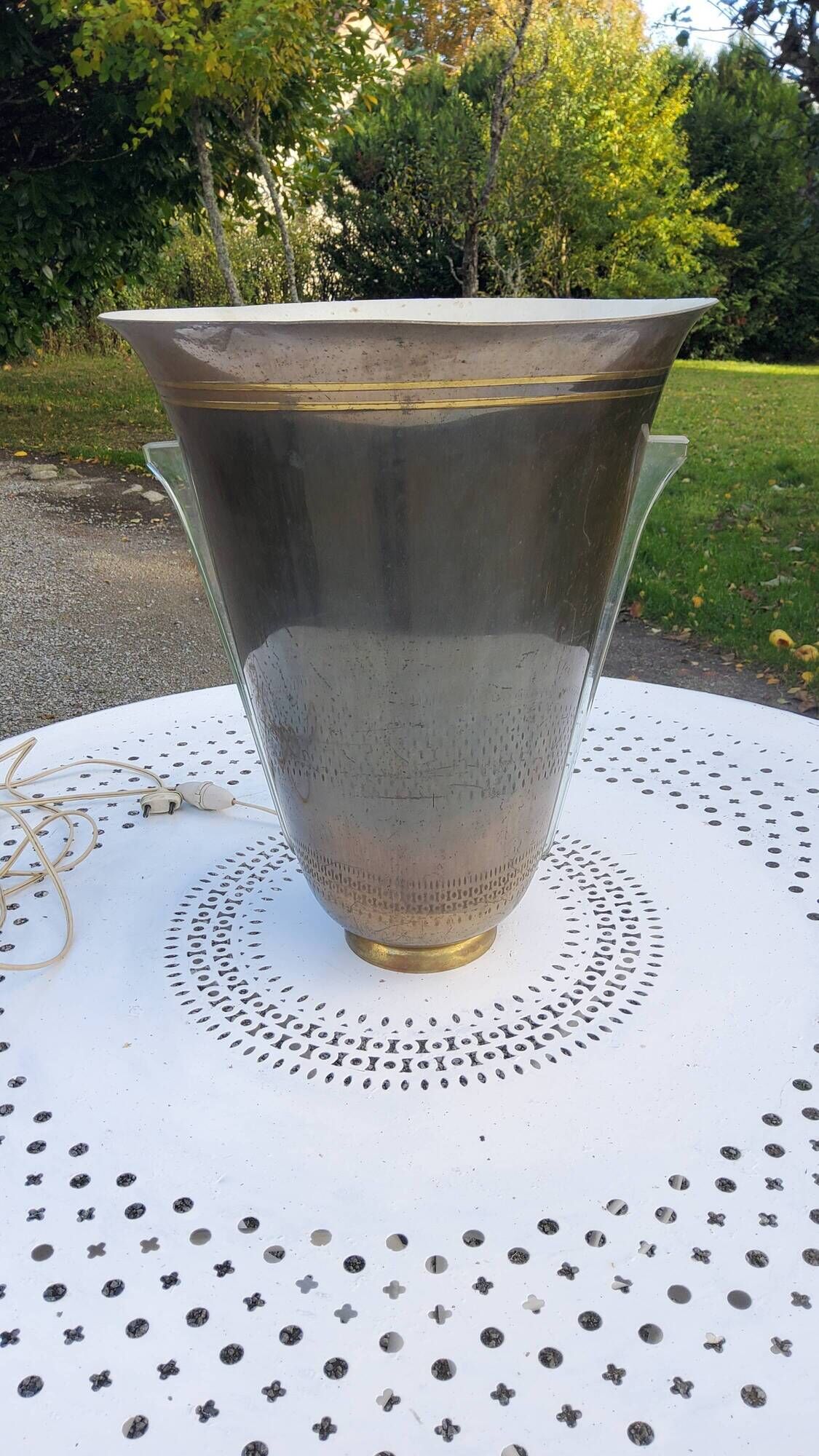 Art deco lamp from the 30s/40s of the Morand house