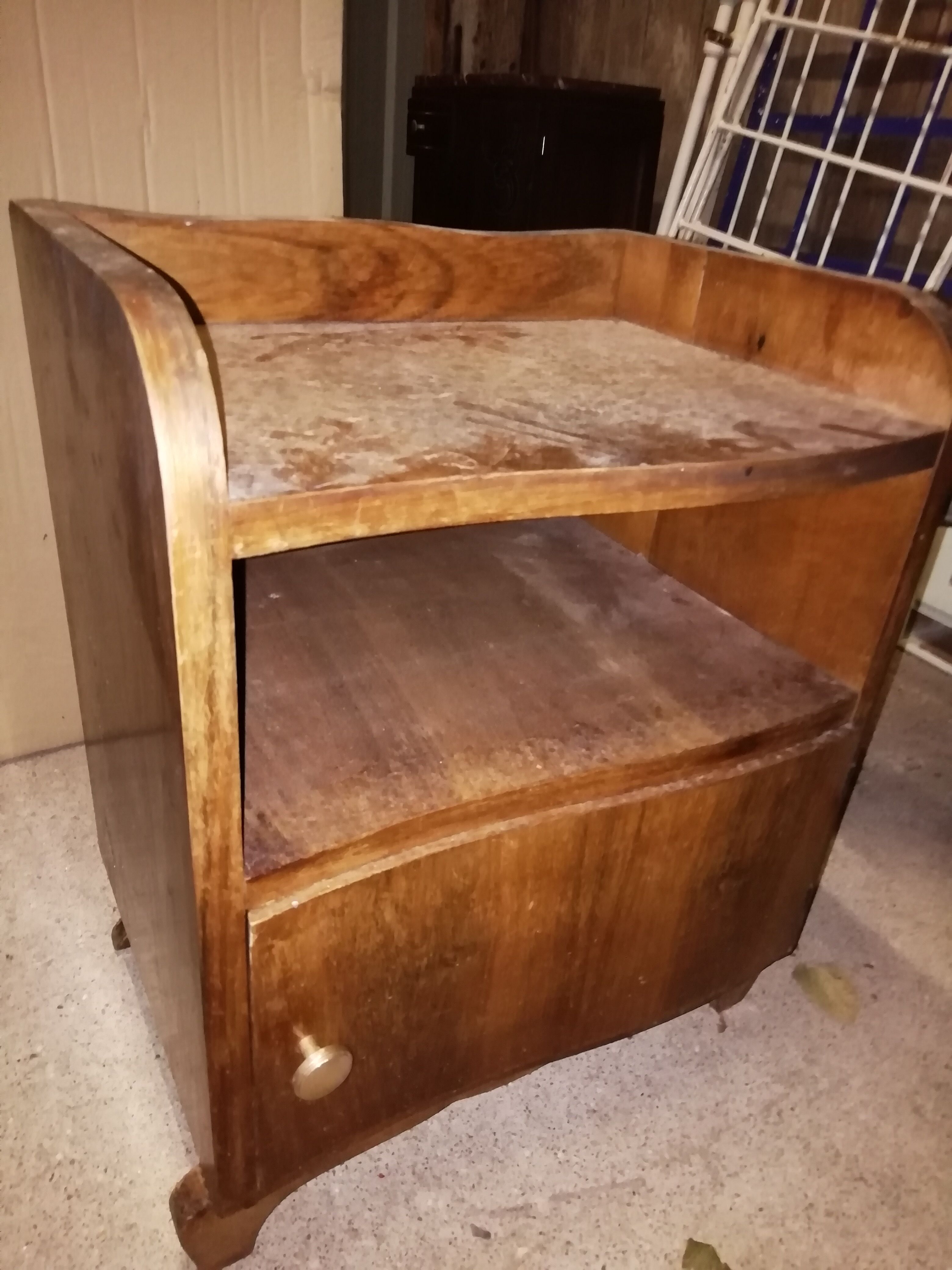 1950s art deco bedside