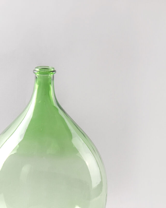 Dame jeanne vintage en vert