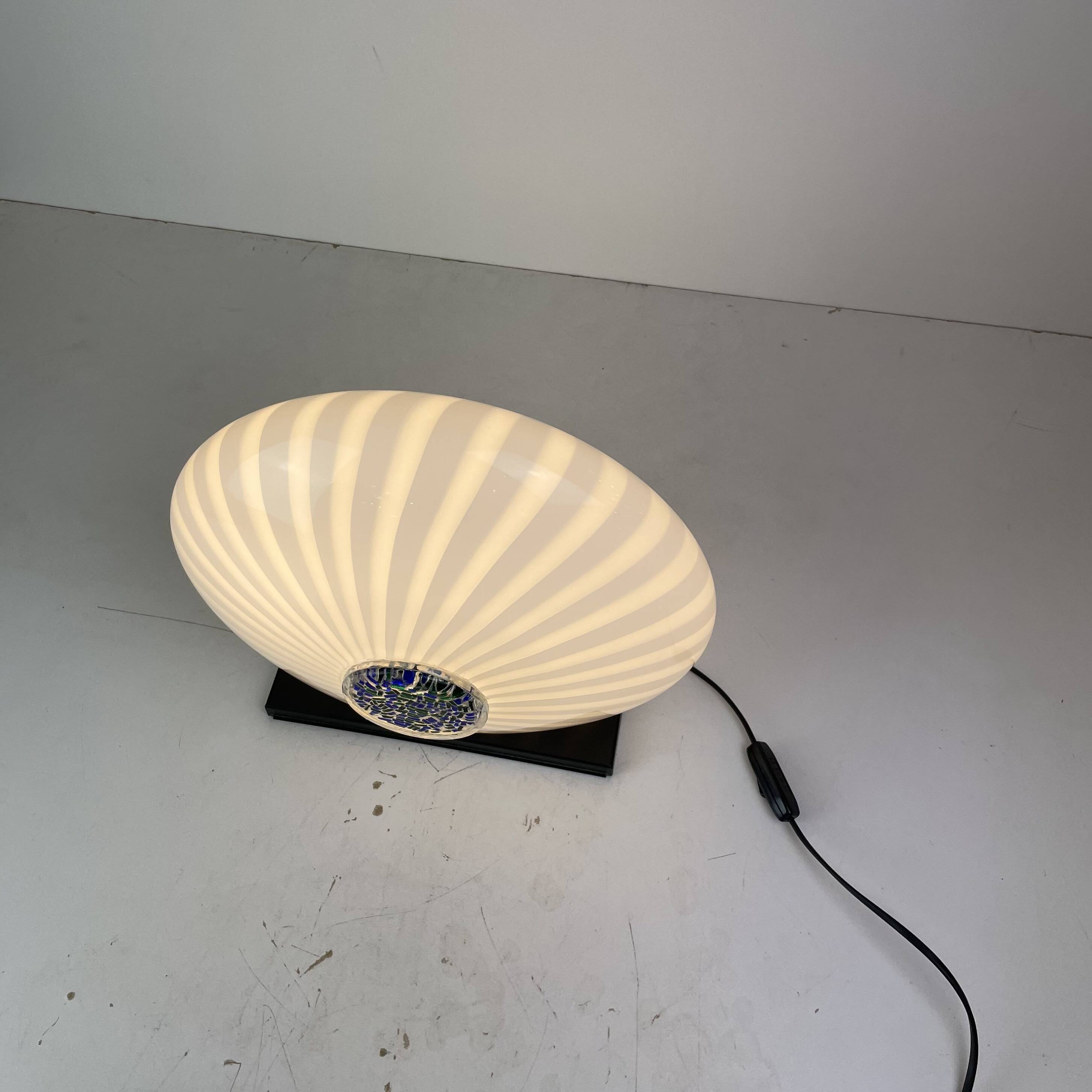 Murano Glass Table Lamp, Italy, 1980s