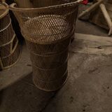 Rattan bar and 3 stools