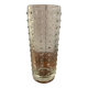 Cylindrical glass vase