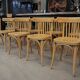 Old bistro chairs in curved beech from the 1950s