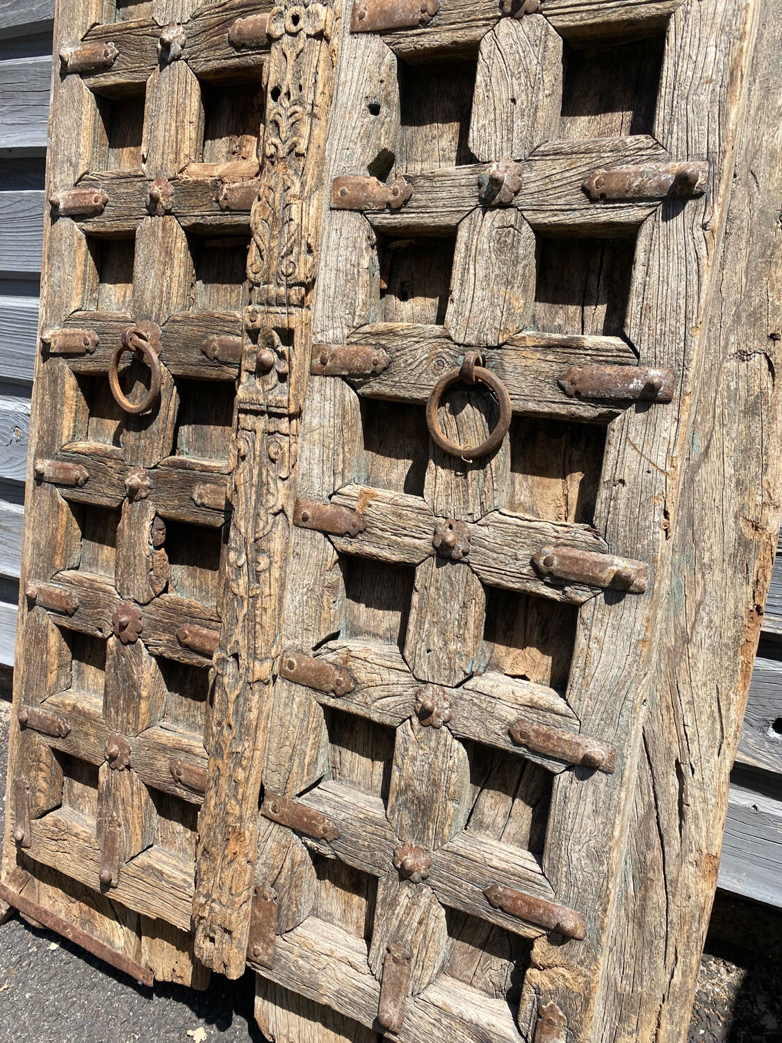 Indian wooden window