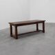 Large French Provincial rustic Oak Table, ca. 1900