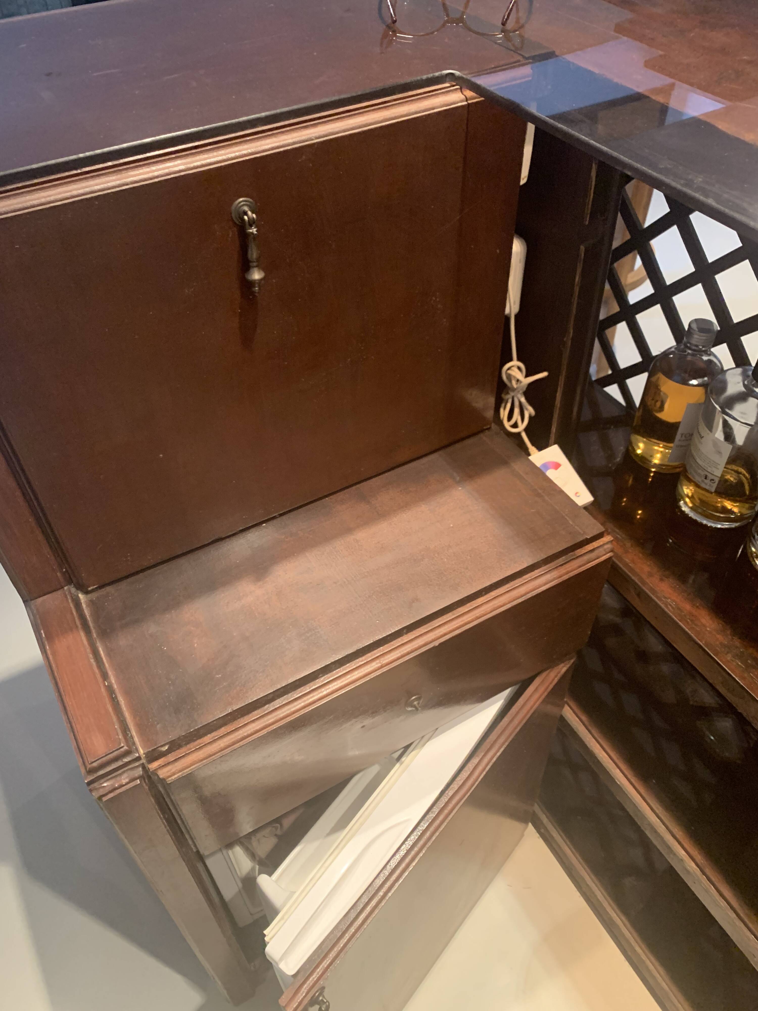 🍸 Vintage corner bar with sink and mini-fridge – unique piece