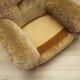Velour armchair, Italian design, 1970s, production: Italy
