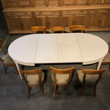 Table ronde patinée