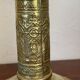 Pair of brass candle holders