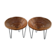 Paire de fauteuils "corbeilles"