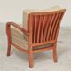Pair of Krasna Jizba Art Deco solid wood armchairs