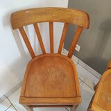 Chaises bistrot quatre vintage