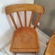 Vintage four-quarter bistro chairs
