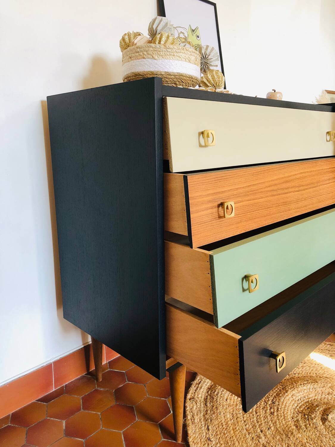Vintage Scandinavian chest of drawers