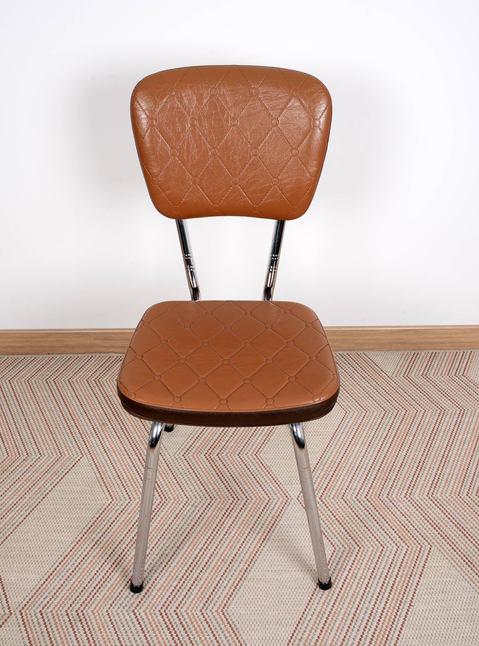 Vintage chrome chair, l'auvergnate brand