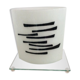 Roche Bobois vintage polished glass lamp