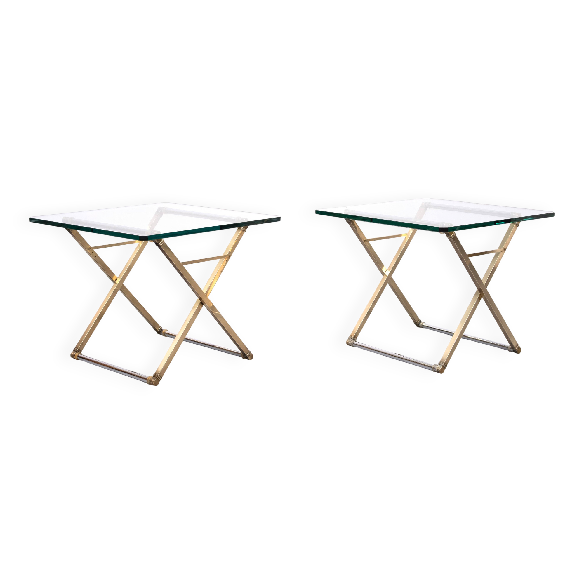 Superb Peter Ghyczy side tables 1970s Holland