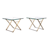 Superb Peter Ghyczy side tables 1970s Holland