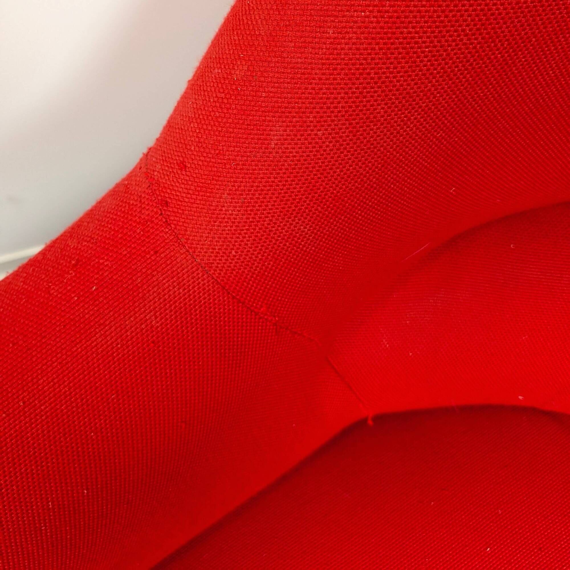 Old poppy red meridian sofa