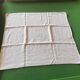 Set of 12 table napkins and an old damask linen tablecloth mono