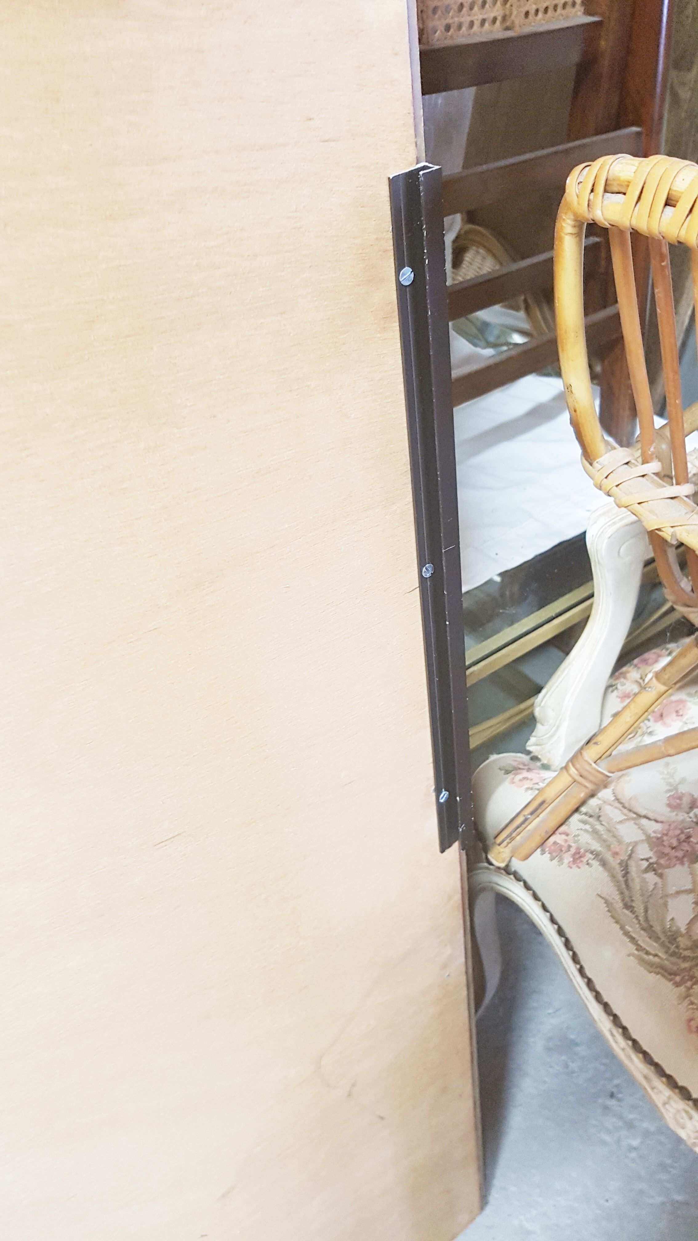 Golden mirror - 140x93cm