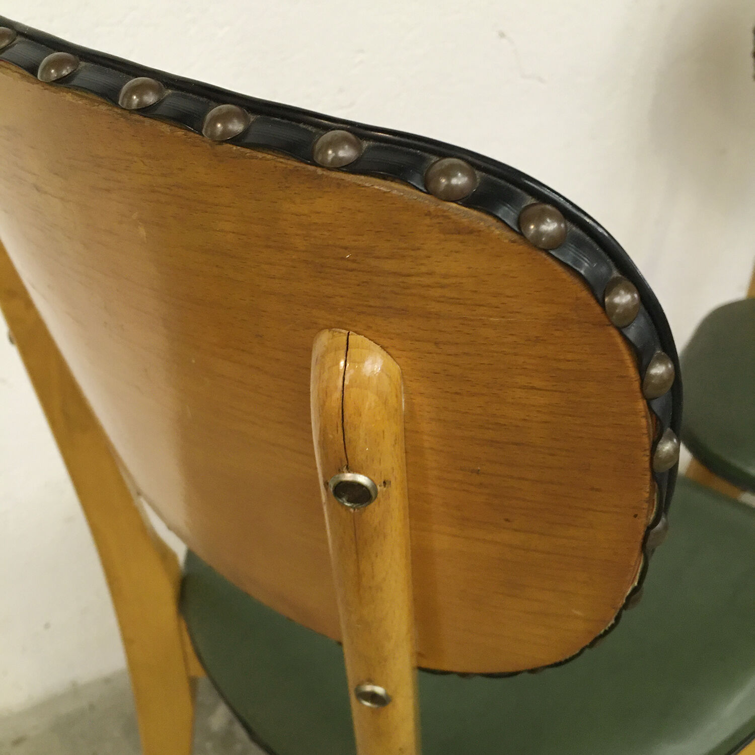 Paire de chaises bistrot des années 50