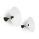 Pair of wall sconces Aggregato by Enzo Mari for Artemide, 1970s, set of 2