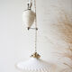 Opaline suspension, adjustable height.
