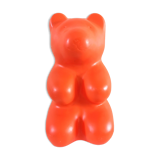 Wall lamp teddy bear plastic design 70s - 80s