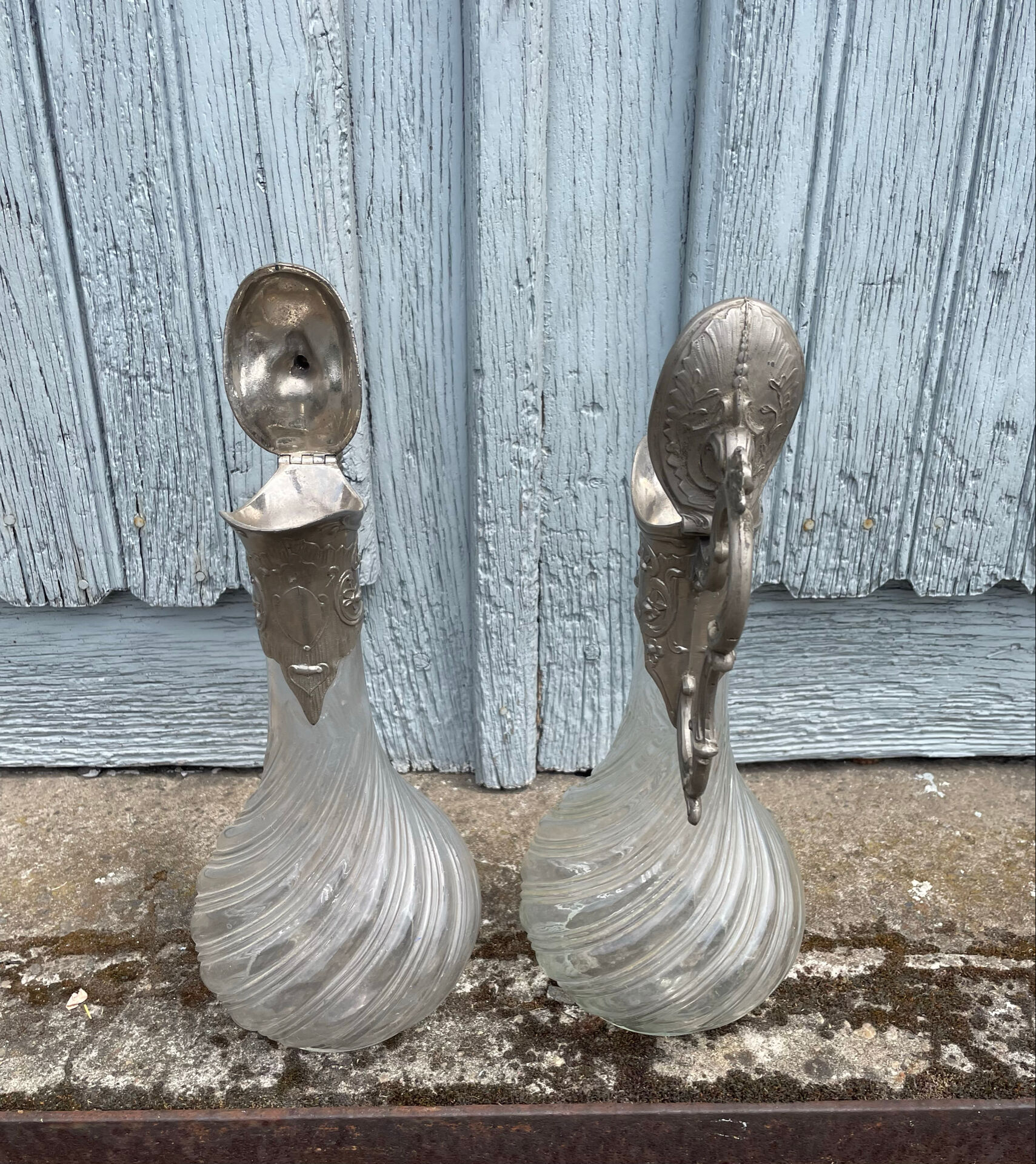 Two wine jugs