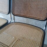 Set of 4 vintage Cesca B32 Marcel Breuer chairs