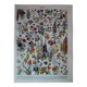 Original lithograph on flowers (1)