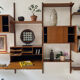 "Royal System" set of 4 teak columns, by Poul Cadovius 1970