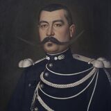 Old portrait - series "The moustached"