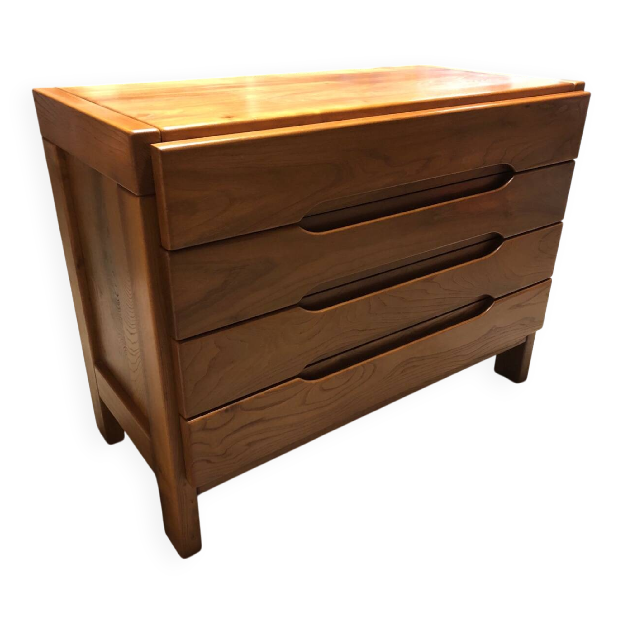 Vintage elm chest of drawers from Maison Regain