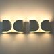 White "Foglio" wall lights by Tobia & Afra Scarpa for Flos, 1960s.