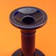 1920s Spool Candle Holder Kiln Blue Ceramic